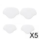 Maxbell 5xShoe Heel Pad Insoles Heel Repair Heel Stick for Men & Women High Heels white