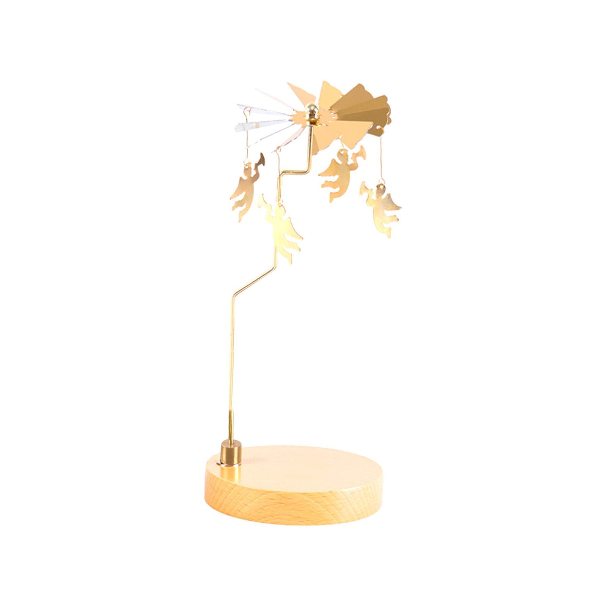 Maxbell Maxbell Rotating Candle Holder Candlestick Romantic Decorative for Home Party Decor Angel