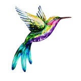 Maxbell 2pcs Hummingbird Wall Art Bird Wall Art Sculpture for Door Living Room