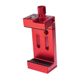 Maxbell Phone Stand for Tripod Hot Shoe Light Mount Clip for Office Living Room Home Red