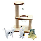 Maxbell 1:12 Dollhouse Cat Climbing Tree for Fairy Garden Miniature Scene Sand Table
