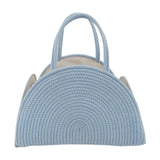 Maxbell Baby Diaper Caddy Organizer Holder for Changing Table Toiletries Burp Cloths Blue