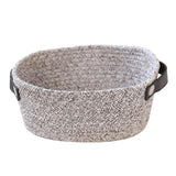 Maxbell Large Cotton Rope Basket Woven Storage Basket for Baby Toys, Laundry Gray