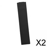 Maxbell 2xElastic Band Pen Holder Pen Sleeve for Hardcover Journals Planners Notebooks Black