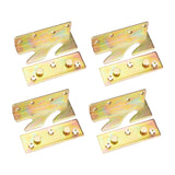 Maxbell Set of 4 Accessories Stable Sturdy for Headboard Footboard Bed Rail Brackets