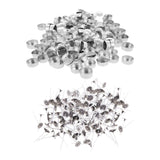 Maxbell 200 Pieces Aluminium Tea Light Case Containers & 200pcs 3cm Candle Wick