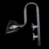 Maxbell 2Pcs Aquarium Tank Outlet Glass Lily Pipe Outflow Water Filter Pipe 13mm