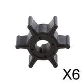 Maxbell 6xOutboard Water Pump Impeller for Yamaha F2.5A/F2.5B/3A/Malta 2.5hp 3hp