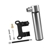 Maxbell Mini Bicycle Pump CNC Fast Inflation Repair Tool Universal 120 PSI Tire Pump Titanium and Bracket