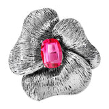 Maxbell Flower Brooch Pin Valentine's Day Gift Thanksgiving Antique Style Lapel Pin Red