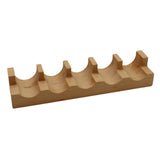 Maxbell Sushi Taco Holder Boat Multipurpose U Shaped Tableware Sushi Hand Roll Stand 5 Slots
