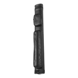 Maxbell Pool Cue Case 4 Holes PU Leather Portable Billiard Pool Cue Rod Carrying Bag black