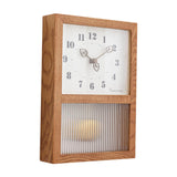 Maxbell Hanging Wall Clock Handcrafted Aesthetic Desk Clock for Bar Living Room Home