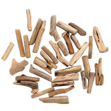 Maxbell 50Pcs/Pack Natural Driftwood Wooden, Shapes for Handmade Craft- Nature Wood Slices Crafts DIY, 1.18-3.94inch - Aladdin Shoppers