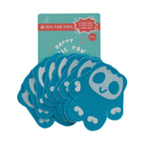 Maxbell 8Pcs Dog Paw Protector Pads Dog Feet Stickers with Strong Traction Anti Slip Blue L
