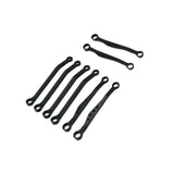 Maxbell 8 Pieces Metal Rod Link Suspension Linkage Kit Replacements for C64 1:16 Car Balck