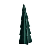 Flocked Xmas Tree Bedroom Festival Window Tabletop Artificial Christmas Tree Green