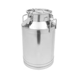 Maxbell Milk Can Lightweight Sturdy with Sealed Lid for Transport Kitchen Restaurant 35 L