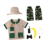 Maxbell Kids Explorer Costume Set Outfit Jungle Vest for Children Kids Fishing L