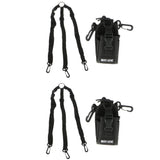 Maxbell 2Piece Walkie talkie Radio Holder Holster Case Pouch Bag for GP328 GP88 GP68