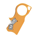 Maxbell Manual Knife Sharpener Handy Ergonomic Multipurpose for Camping Home Kitchen Gold