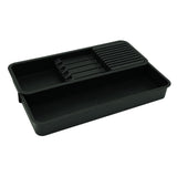 Maxbell Retractable Knife Organizer Versatile Kitchen Utensil Organizer for Home Use Black