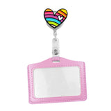 Maxbell Nurse Badge Card Holder Coworkers Office Gift Nurse Badge Holder colorful heart