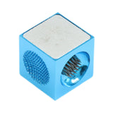 Maxbell Pool Cue Tip Shaper Portable Versatile Trimming Lightweight Grinding Trimmer Blue