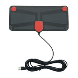 1Pack 1080P Digital Antenna Aerial 80 Mile Range 25DBI for HD TV Black - Aladdin Shoppers