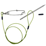 Maxbell Fish Stringer for Freshwater Saltwater Portable Coated Stainless Steel Cable 120cm