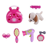 Maxbell Role-play Simulation Feeding Pet Toys-pet Grooming Style Dress up