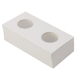 Maxbell 100PCS Cardboard Coin Holders Flips Mylar Coin Supplies 27.5mm + 35mm