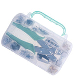 Maxbell Grommet Eyelet Pliers Tool Kit with Eyelets Sturdy for Bag DIY Project Shoes