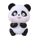 Maxbell Panda Statue Lovely Animal Statue Decorative Cartoon Money Bank for Children put out tongue