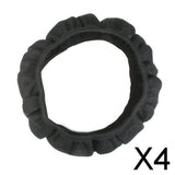 Maxbell 4xUniversal Breathable Mesh Cotton Car Steering Wheel Cover Black