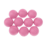 Maxbell Maxbell 10 Pieces PU Foam Sponge Golf Training Soft Balls Golf Practice Balls Pink