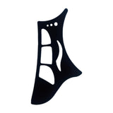 Maxbell Eyeshadow Stencil Portable Silicone Reusable Eye Makeup Tool for Women Girls Black