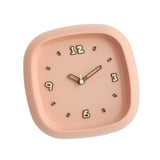 Maxbell Wall Clock Art Clock Modern Minimalist Timepiece for Cafe Bar Office Kitchen Pink