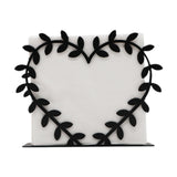 Maxbell Napkin Holder for Table Iron Upright Napkin Storage for Dining Kitchen Party Style D