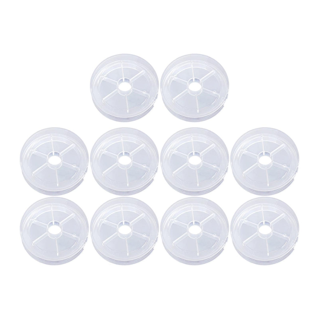 Maxbell 10Pcs Empty Wire Spools for Organizing Fishing Lines Fly Fishing Sea Fishing M