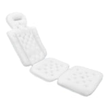 Maxbell Full Body Bath Cushion White Multipurpose Quick Drying Mesh Fabric 16x51inch