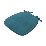 Maxbell Corduroy Chair Cushion Anti Skid Seat Cushion for Kitchen Bedroom Home Decor Blue