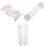 Maxbell 3Pcs Plastic Clear Candle Mold Soap Mould Candles Making Craft Model