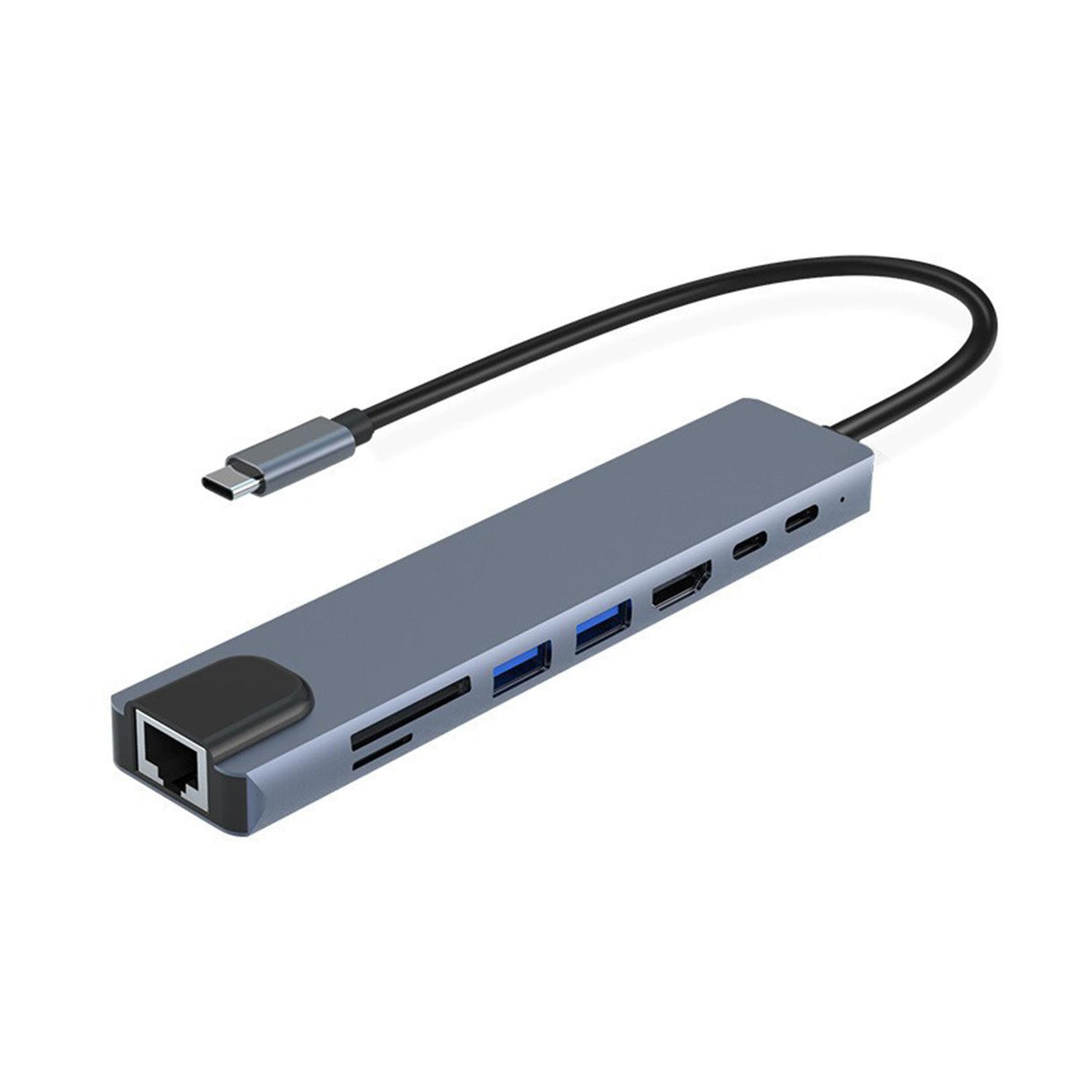 Maxbell USB C Docking Station USB C Splitter USB C to HDMI Adapter 8 in 1 Type C Hub
