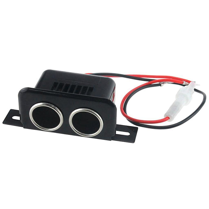 Maxbell 12VDC Car Motorbike Tractor Boat Cigarette Lighter Double Socket Plug 10A - Aladdin Shoppers