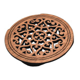 Maxbell Guitar Soundhole Cover Decorative Parts for Acoustic Guitars Block Protector Style B Brown