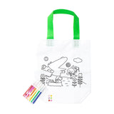 DIY Coloring Goodie Bag with Coloring Pens for Art Classes Boy Girl Children Crocodile