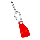 Maxbell Ratchet Pulley Tensioning Device with Carabiner Hooks Rope Tightener Ratchet Red Large