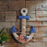Maxbell 2Pcs Mediterranean Nautical Tropical Fishing Net Sailing Decor Ornament