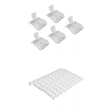 Maxbell 10x Beehive Frame End Spacer Beekeeping Tool+ 5pcs Bee Queen Cage Catcher Clip